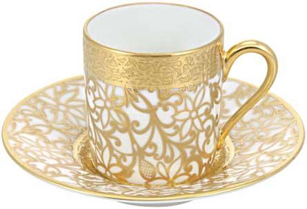 Incrustation Moka Saucer