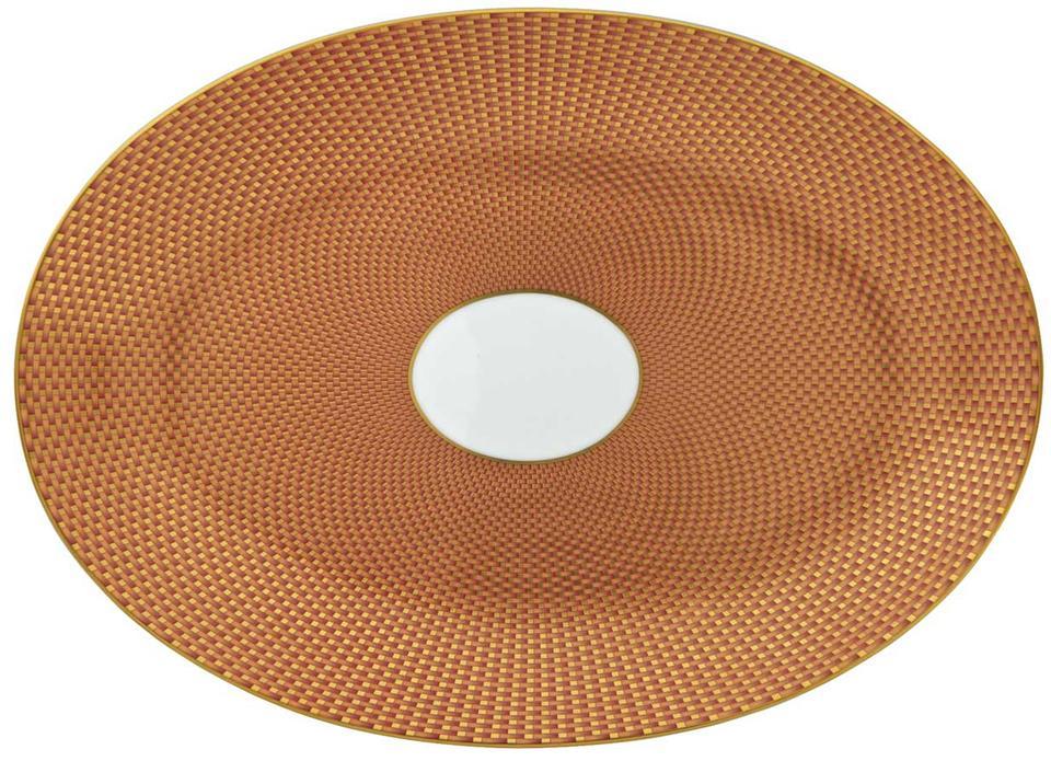 Orange Medium Oval Dish
