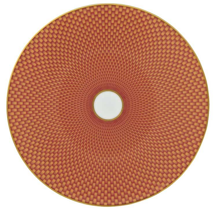 Orange Dessert Plate