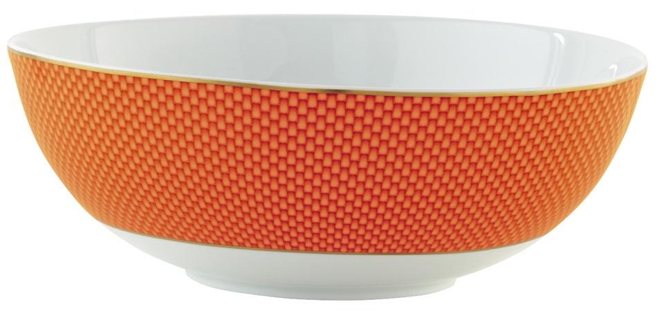Orange Large Salad Bowl