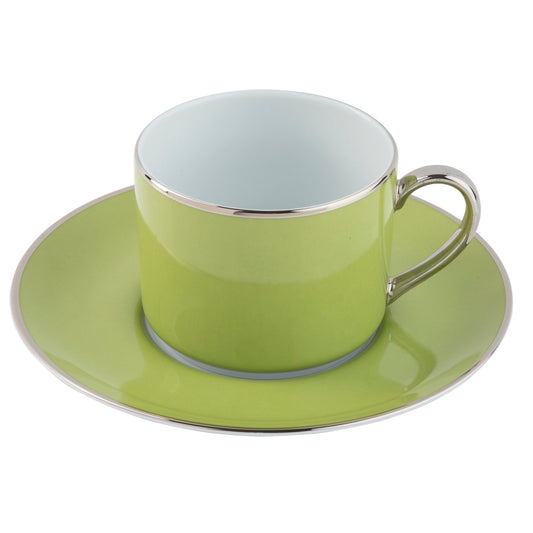 Platinum Teacup Saucer