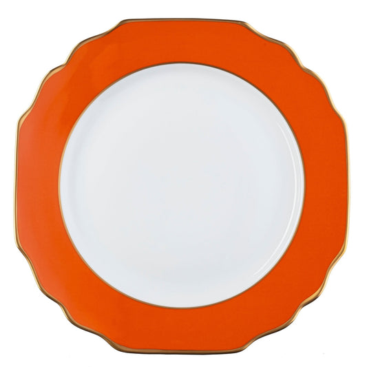 Georgian ColorSheen Orange Charger Gold