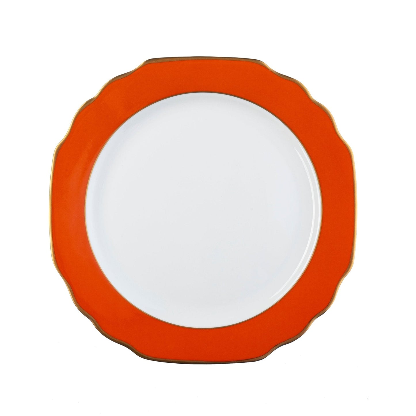 Gold Banding Salad Plate