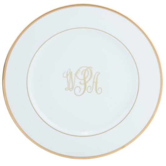 Charger Plate-Monogram Center Well