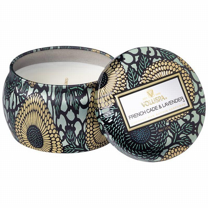 French Cade/Lavender Mini Candle Tin