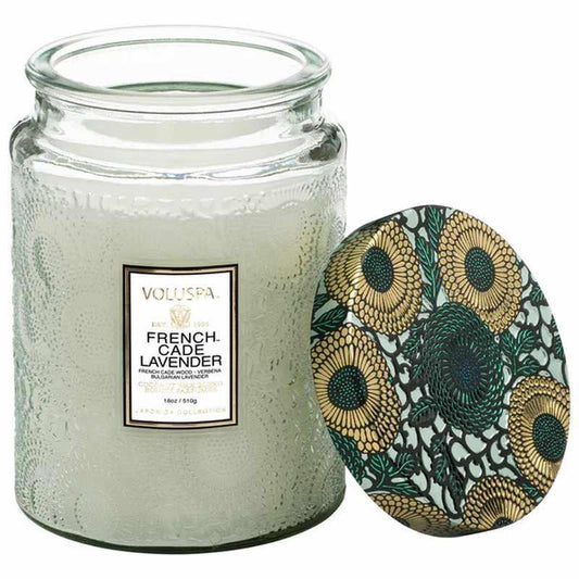 French Cade Lavender Large Candle Jar
