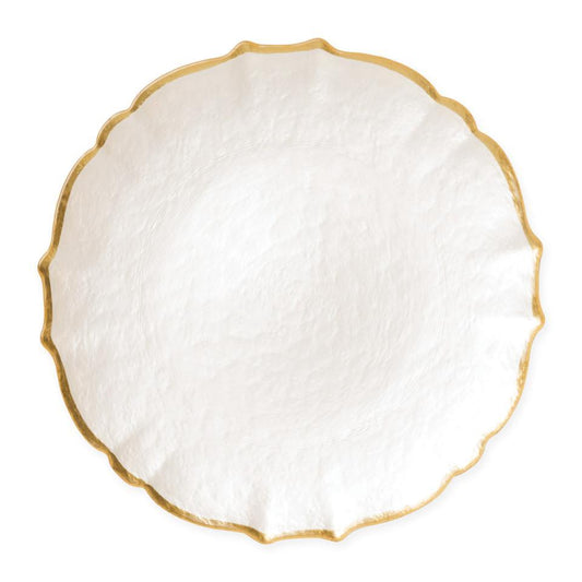 White Service Plate/Charger