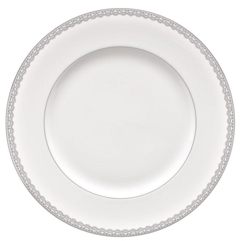 Lismore Lace Platinum Bread & Butter-Discontinued