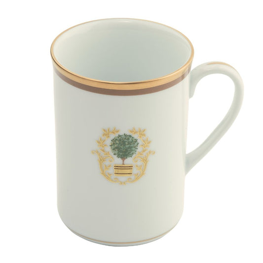 Mug Gold and Brown Band