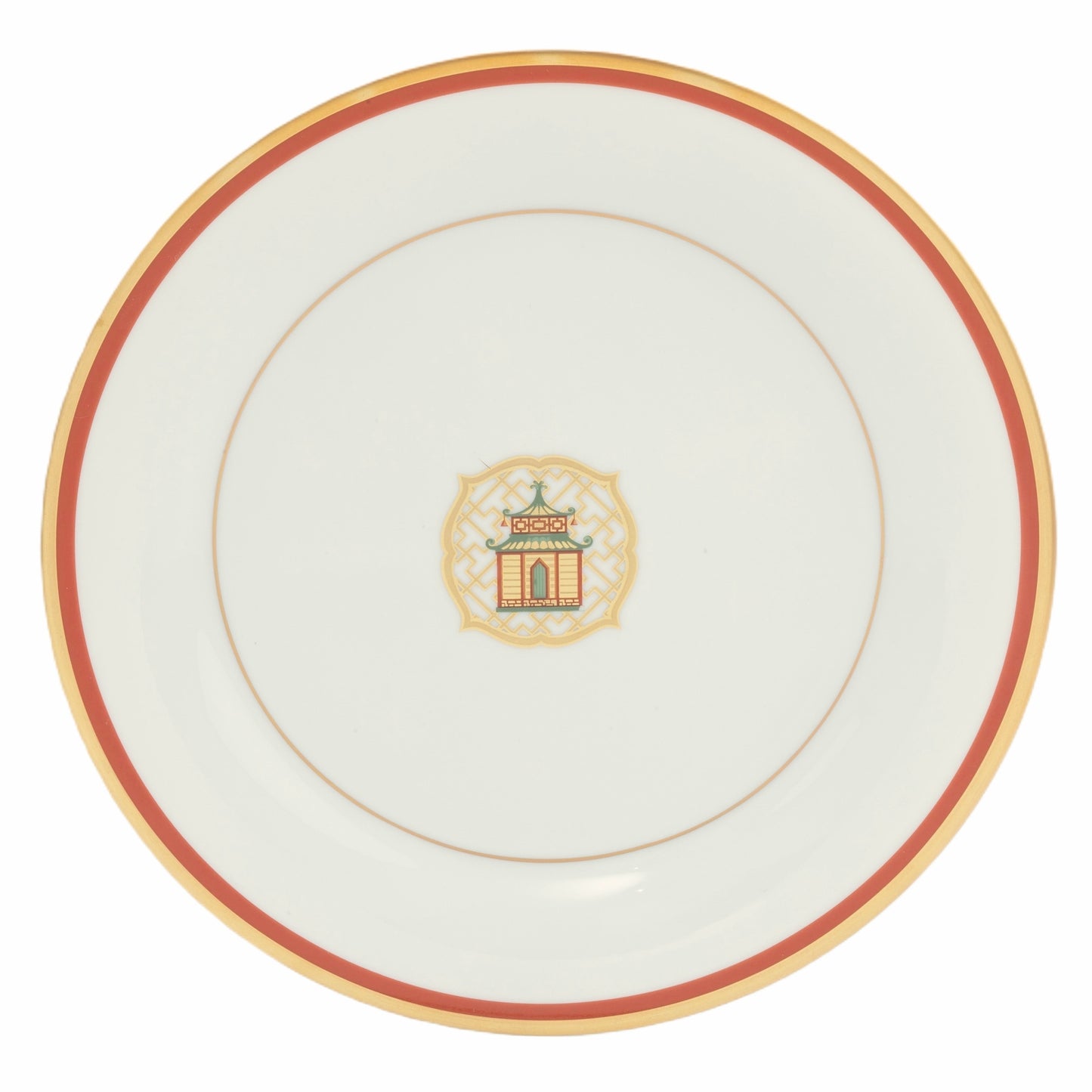 Center Well Salad Gold and Orange Band