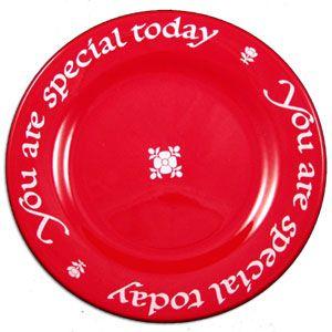 Waechtersbach You are Special Red Plate