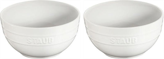 2pc Lg Universal Bowl Set-White